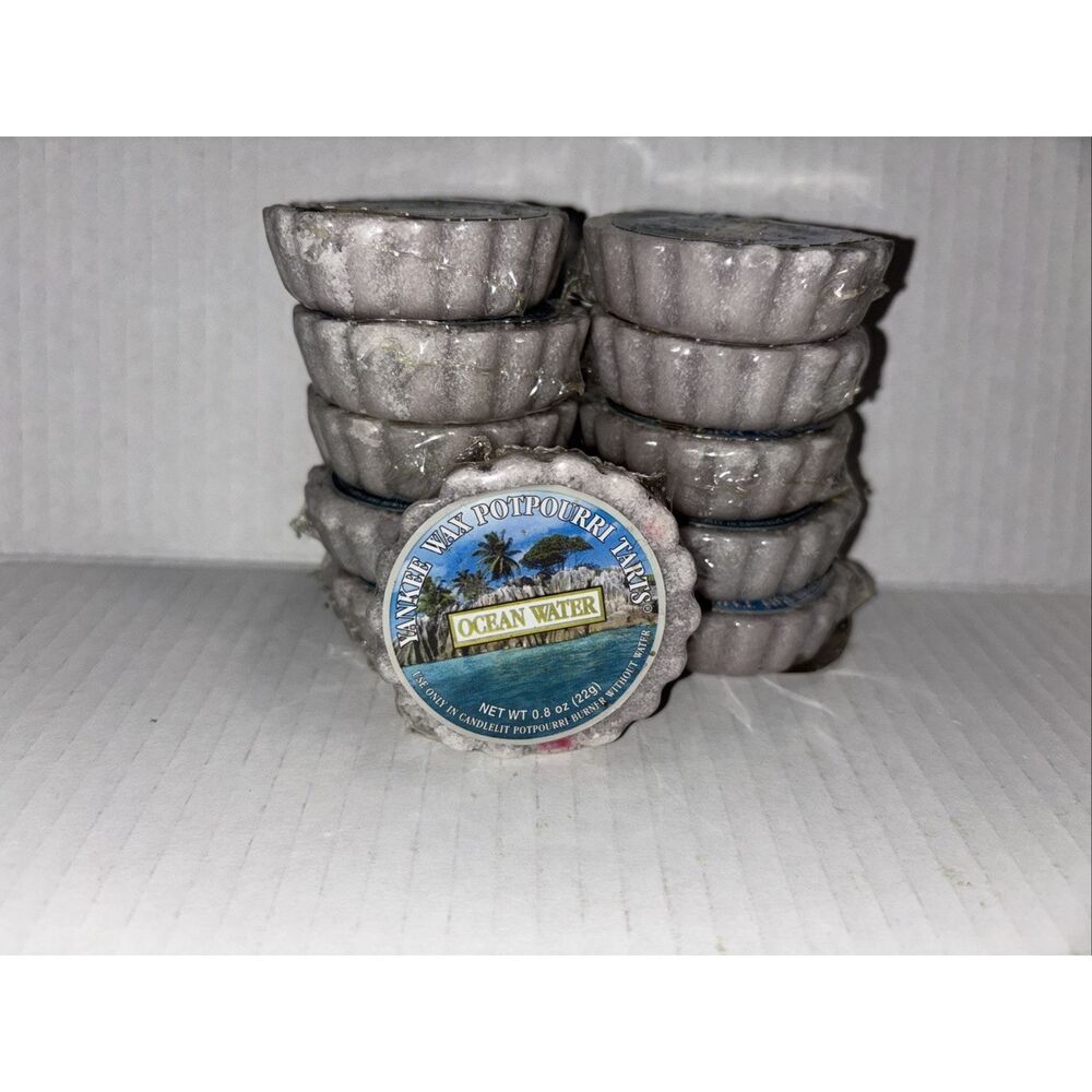 Ocean Water Yankee Candle Wax Tart Melts Retired Lot Of 11